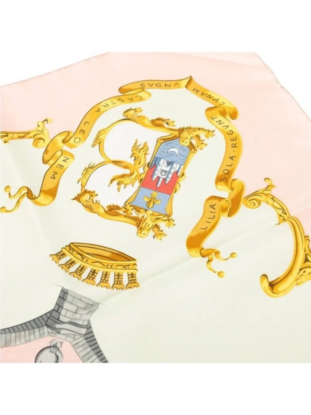 Hermes Bordeaux Porte Oceane Silk Scarf - Picture 2 of 10